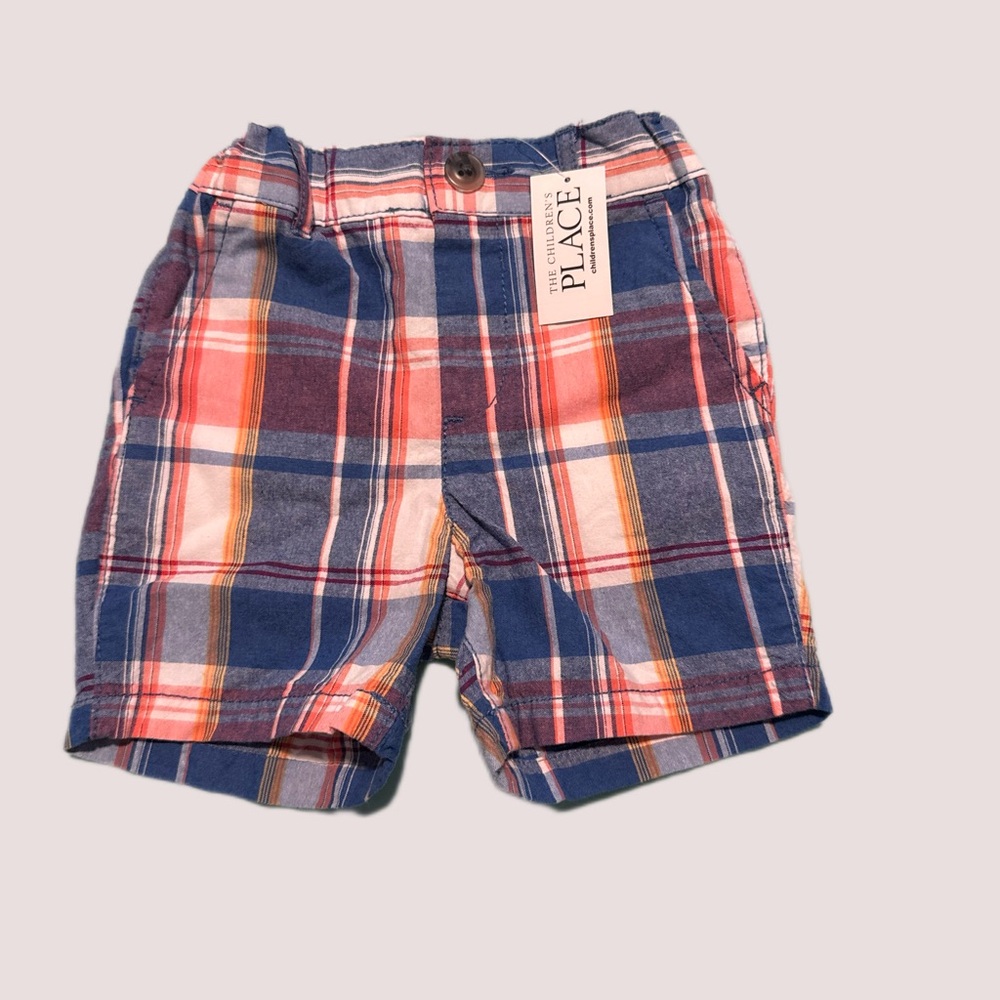NWT The Children's Place Plaid Kids Shorts